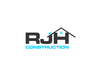 RJH Construction logo design by Asani Chie