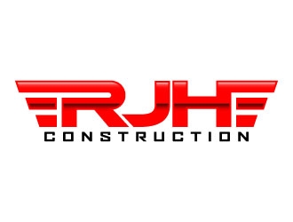 RJH Construction logo design by daywalker