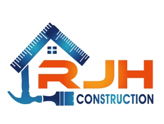 RJH Construction logo design by PMG