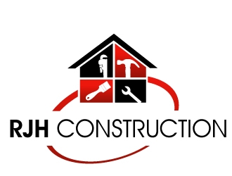 RJH Construction logo design by PMG
