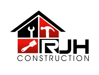 RJH Construction logo design by PMG