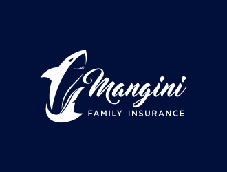 Mangini Family Insurance logo design by hopee