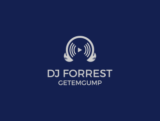 DJ Forrest Getemgump logo design by Asani Chie