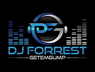 DJ Forrest Getemgump logo design by Suvendu