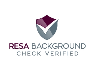 RESA Background Check Verified  logo design by akilis13