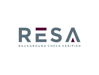 RESA Background Check Verified  logo design by Kraken