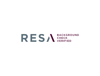 RESA Background Check Verified  logo design by Kraken
