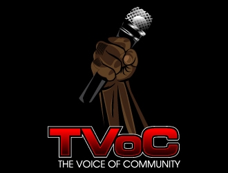 The Voice of Community (TVoC) logo design by desynergy