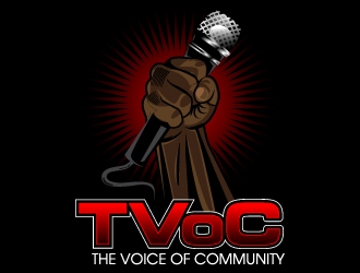 The Voice of Community (TVoC) logo design by desynergy