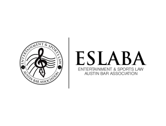 Entertainment & Sports Law Section of the Austin Bar Association (ESLABA) logo design by Dhieko