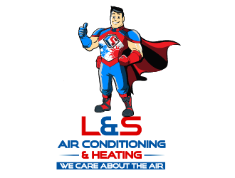 L & S Air Conditioning & Heating logo design by firstmove