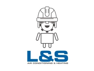 L & S Air Conditioning & Heating logo design by hariyantodesign