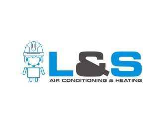 L & S Air Conditioning & Heating logo design by hariyantodesign