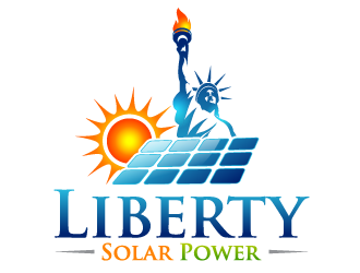Liberty Solar Power logo design by kgcreative