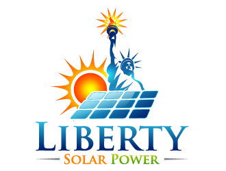 Liberty Solar Power logo design by kgcreative