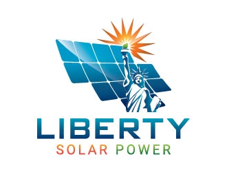 Liberty Solar Power logo design by agoosh