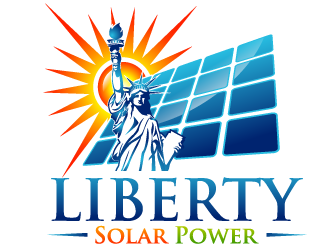 Liberty Solar Power logo design by kgcreative