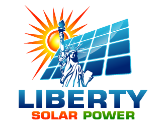 Liberty Solar Power logo design by kgcreative