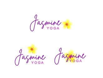 Jasmine Yoga logo design by Orchidart