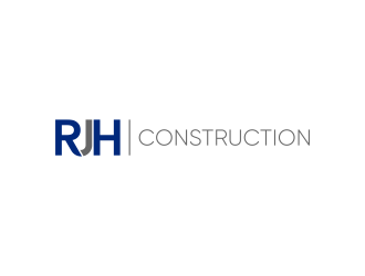 RJH Construction logo design by pakNton