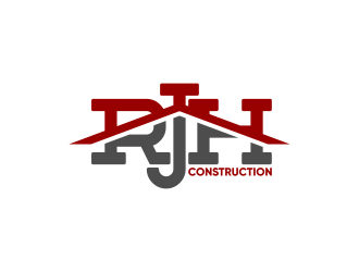RJH Construction logo design by ekitessar