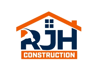RJH Construction logo design by jaize