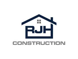 RJH Construction logo design by done