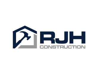 RJH Construction logo design by done
