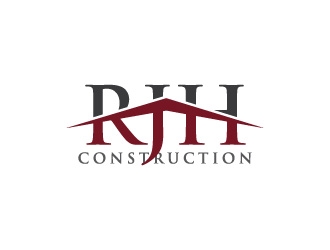 RJH Construction logo design by crazher