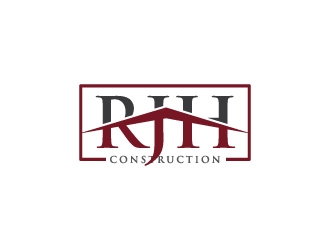 RJH Construction logo design by crazher