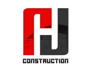 RJH Construction logo design by firstmove