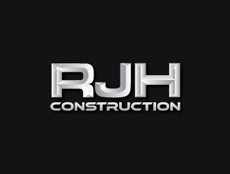 RJH Construction logo design by crazher