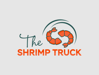 The Shrimp Truck logo design by ROSHTEIN