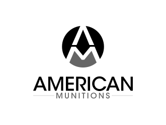 American Munitions logo design by Inlogoz