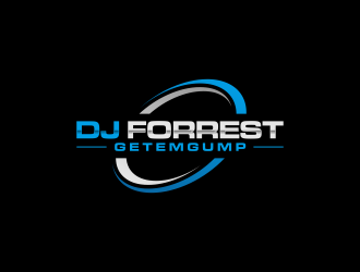 DJ Forrest Getemgump logo design by ammad
