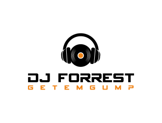 DJ Forrest Getemgump logo design by ammad