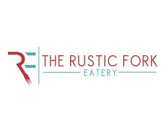 The rustic fork eatery  logo design by bloomgirrl