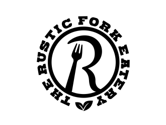 The rustic fork eatery  logo design by aura