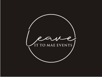 Leave It To Mae Events logo design by bricton