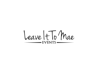 Leave It To Mae Events logo design by Greenlight