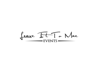Leave It To Mae Events logo design by Greenlight