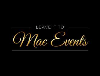 Leave It To Mae Events logo design by cimot