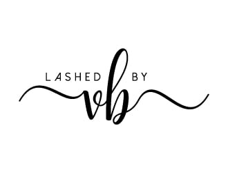 Lashed By VB  logo design by akilis13