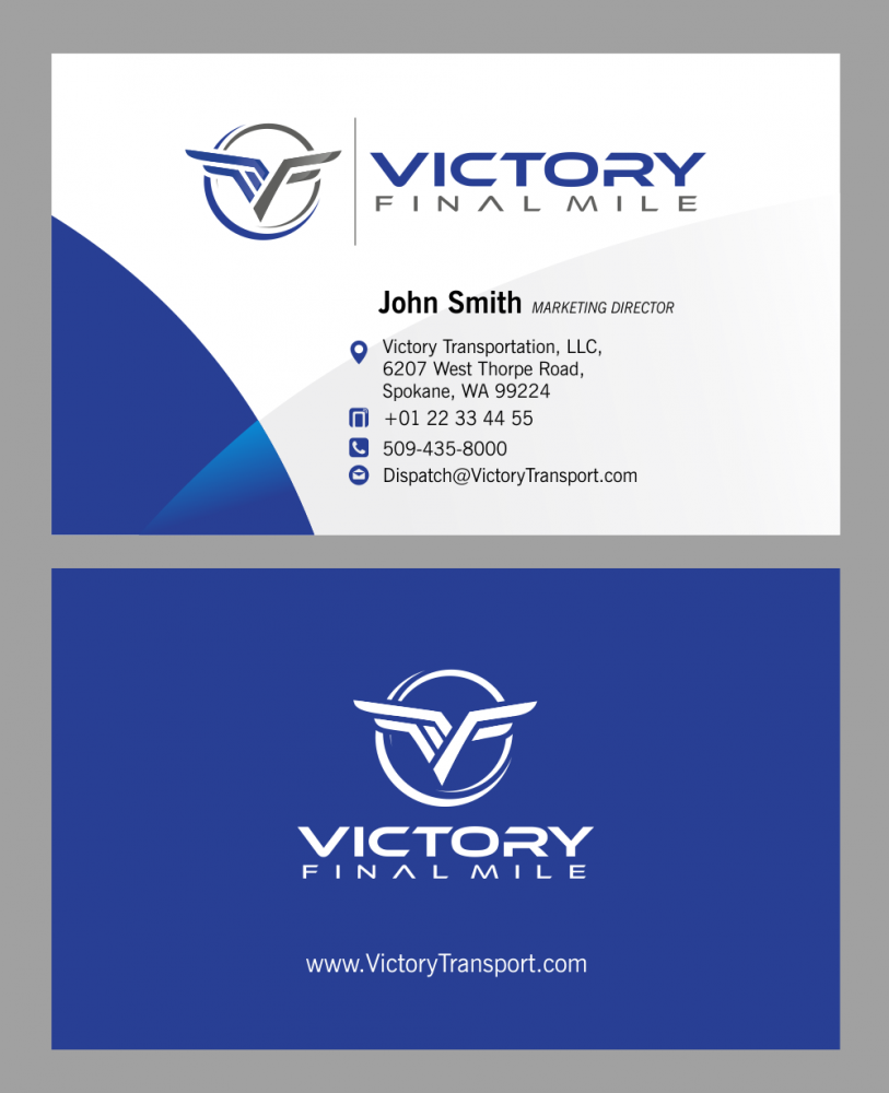 Victory Final Mile logo design by gcreatives