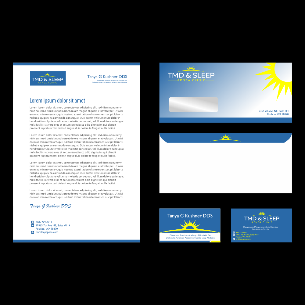 TMD & Sleep Apnea Clinic logo design by DelvinaArt