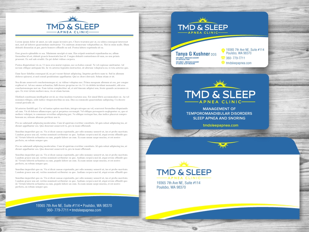 TMD & Sleep Apnea Clinic logo design by jaize