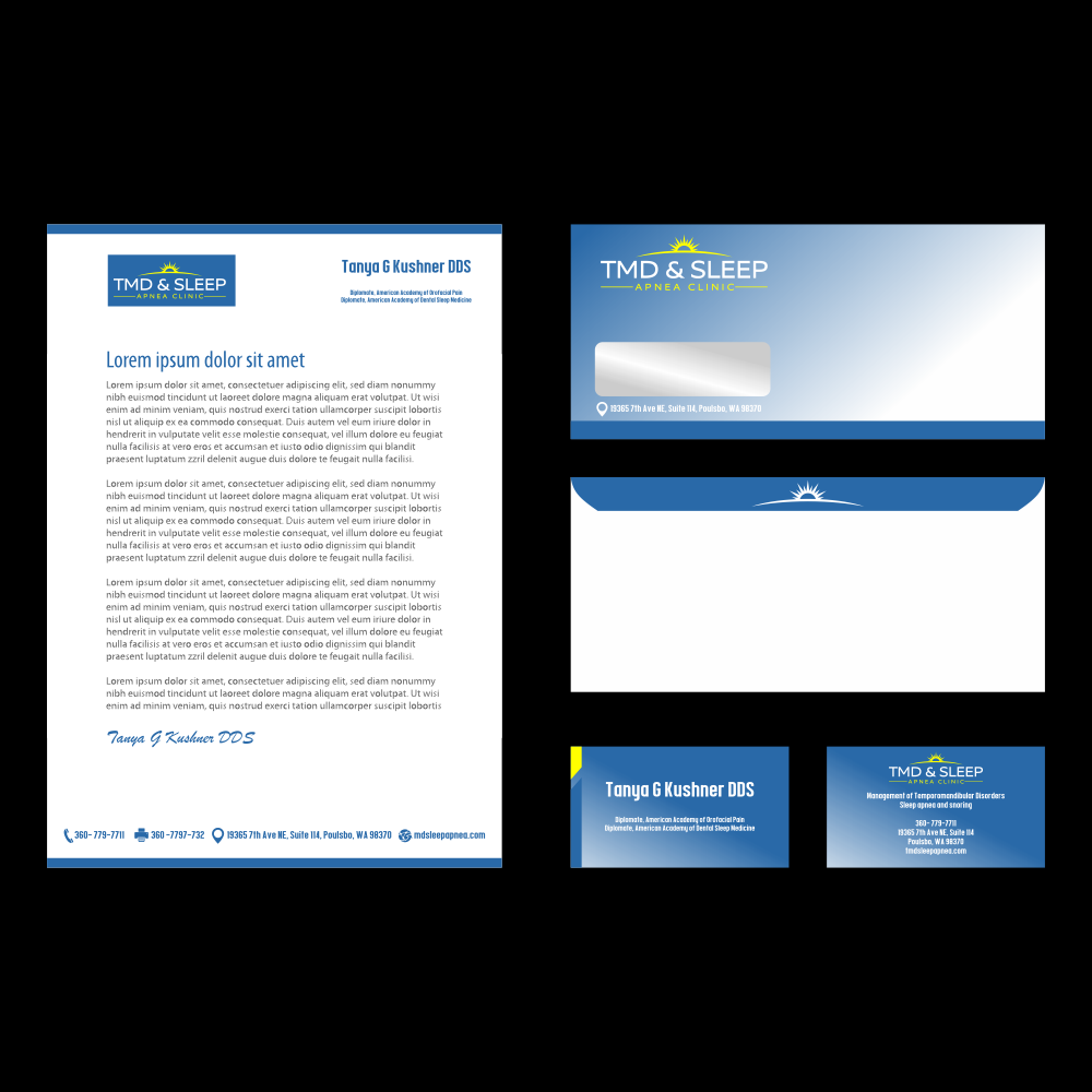 TMD & Sleep Apnea Clinic logo design by DelvinaArt