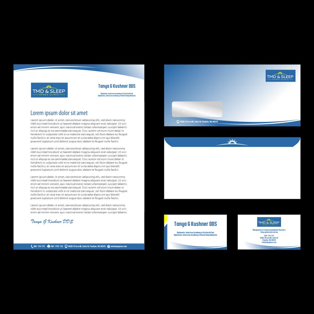 TMD & Sleep Apnea Clinic logo design by DelvinaArt