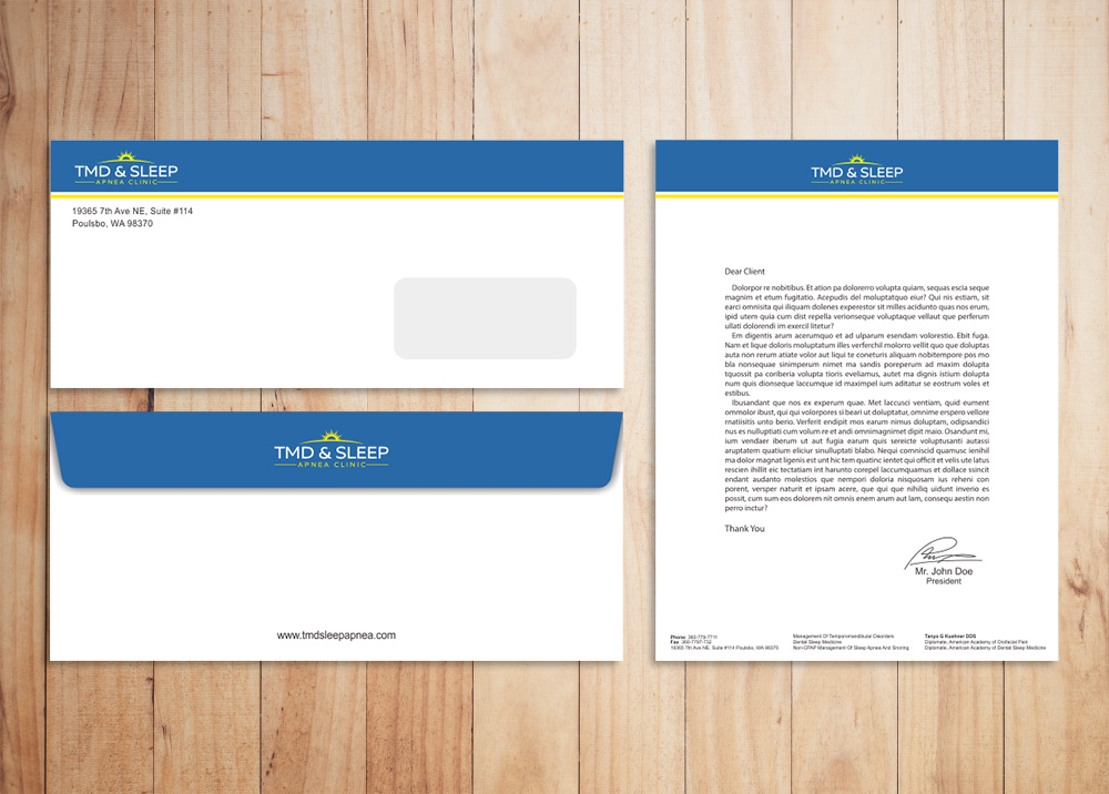 TMD & Sleep Apnea Clinic logo design by Kindo