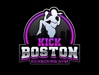 Kick-Boston logo design by totoy07